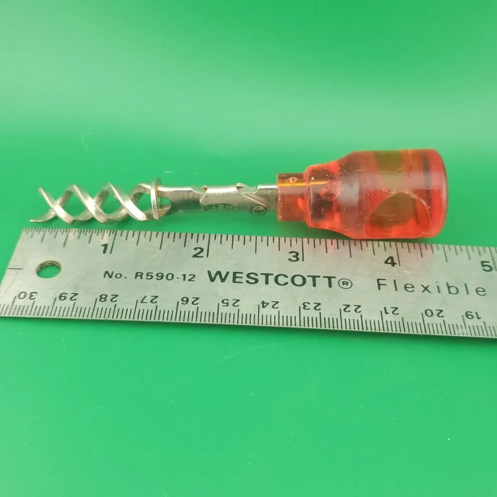 Swiss made SCHWEIZ MAXRAM twin corkscrew Travel Double Orange Missing Cover